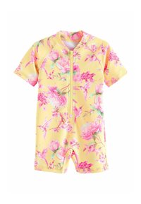 Next - SUNSAFE - REGULAR FIT - Badeanzug - yellow floral Thumbnail-Bild 1