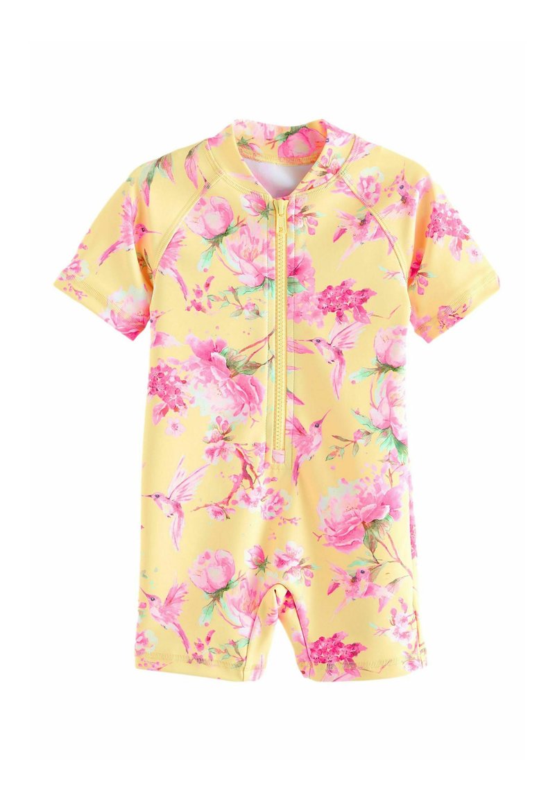 Next SUNSAFE - REGULAR FIT - Swimsuit - yellow floral