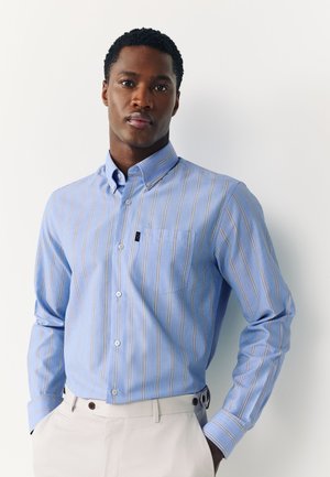 Next REGULAR FIT - EASY IRON BUTTON DOWN OXFORD - Hemd - light blue stripe