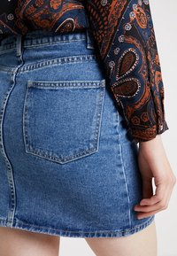 Even&Odd Falda vaquera - light blue