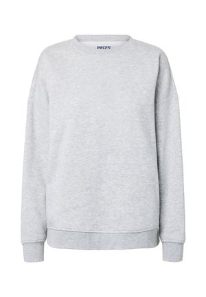 Pieces, PCCHILLI LOOSE FIT  - Sudadera - light grey melange