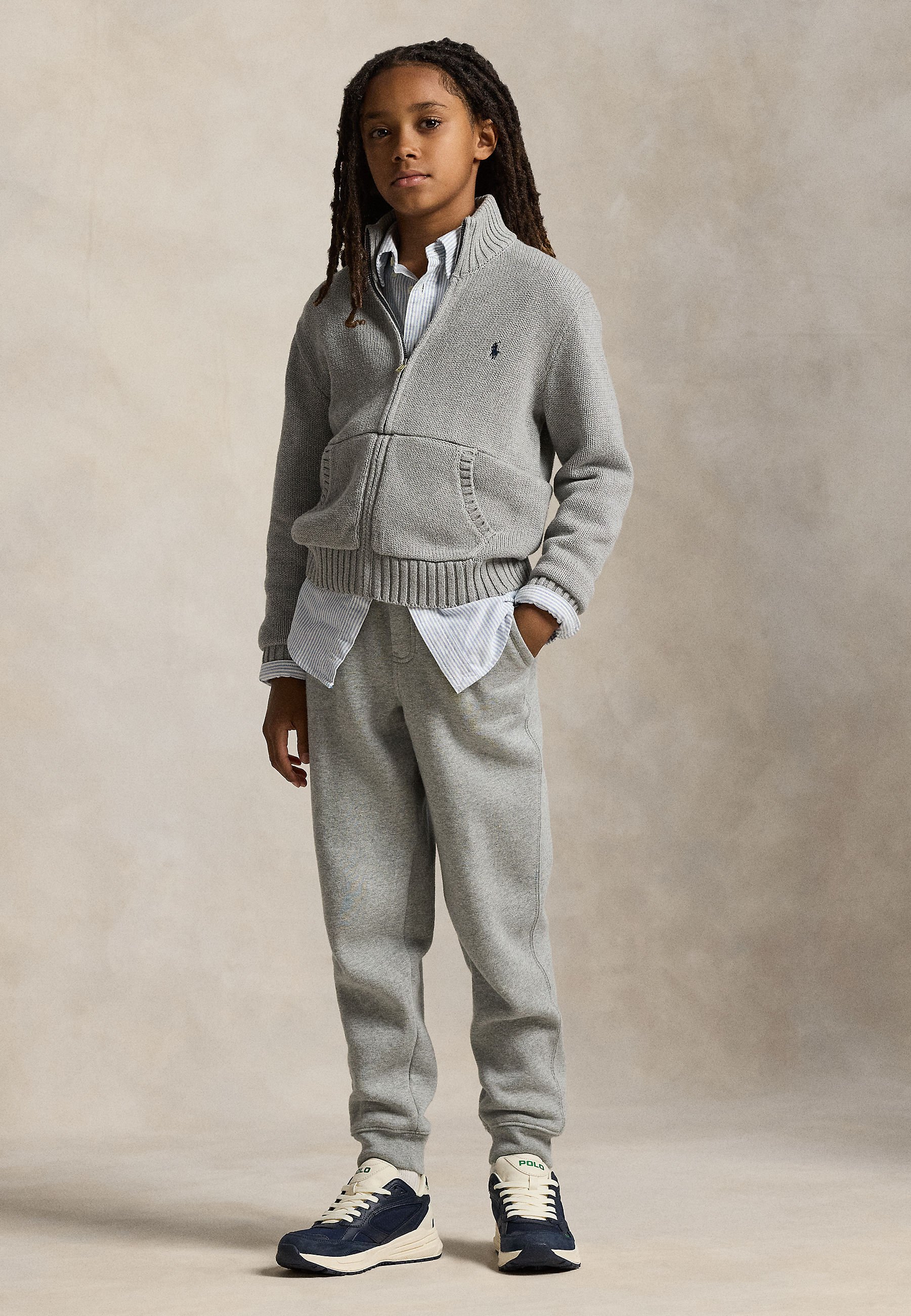 Polo Ralph Lauren COTTON FULL-ZIP SWEATER 7-14Y - Cardigan