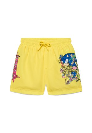 Terranova, SLIP  STAMPA - Shorts da mare - giallo limone