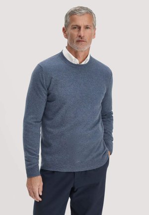 hessnatur, HESSNATUR - Strickpullover - helles jeansblau