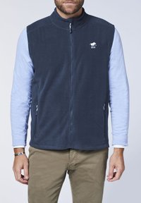 Polo Sylt ANTI-PILLING-FINISH - Weste -  total eclipse