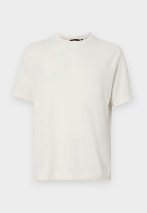 Theory DAMIAN TACTILE - Pulover - eggshell