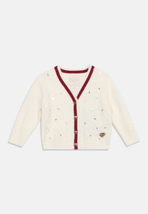 Guess, BABY TODDLER SWEATER - Ζακέτα - cream white