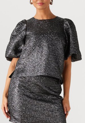 Bluse - gunmetal