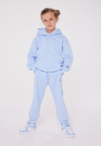 Champion - EXCLUSIVE HOODED UNISEX - Hoodie - light blue Miniatuurafbeelding 1