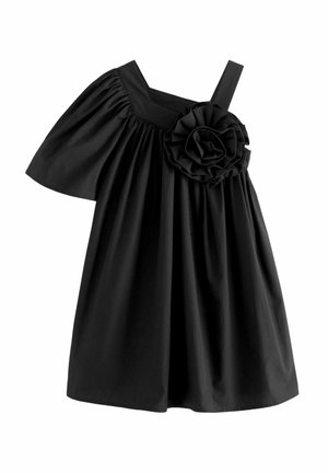 ONE SHOULDER CORSAGE  - Cocktailklänning - black