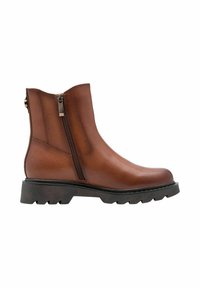 Tamaris Botines con plataforma - cognac