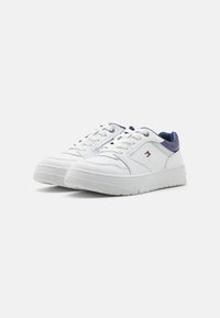 Tommy Hilfiger NATHAN UNISEX - Sneaker low - white/blue