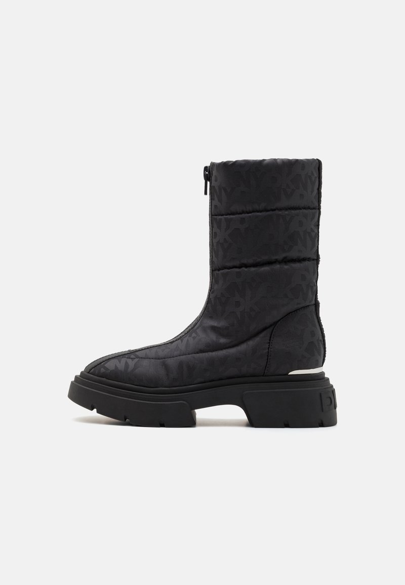 DKNY FIZA ZIP UP - Čižmy na platforme - black/čierna - Zalando.sk
