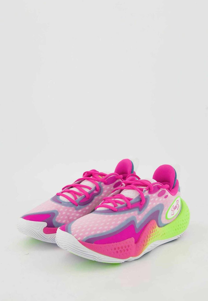 under armour basketball shoes pink