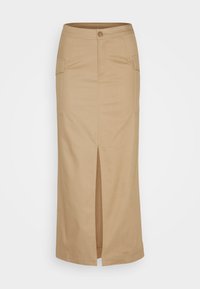 SKIRT SELMA - Pliiatsseelik - dark dusty beige