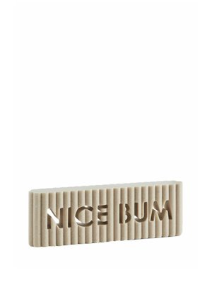Next, RIB WORD BLOCK ORNAMENT UNISEX - Decoration - natural nice bum