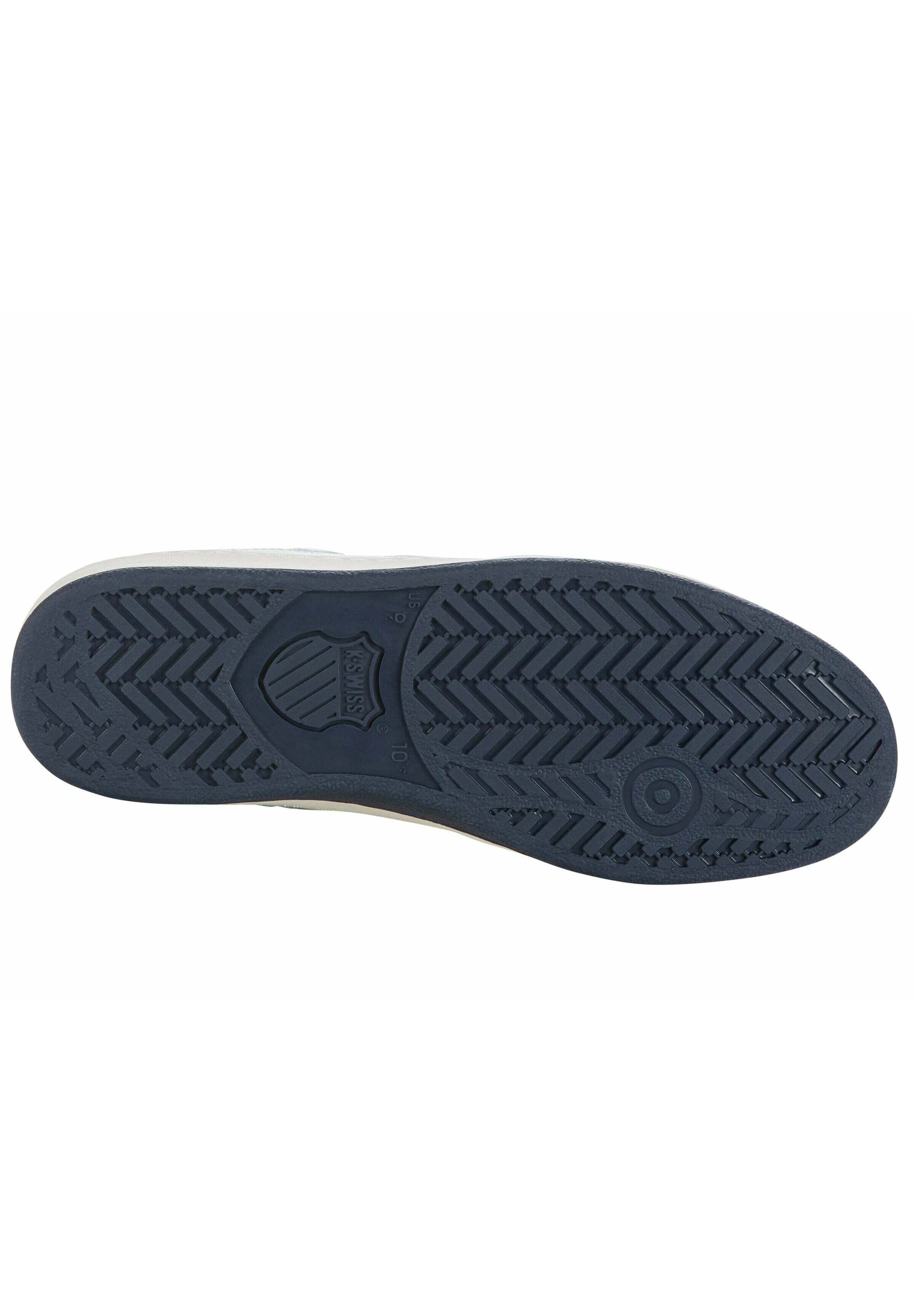 K-Swiss Herren K-varsity Sneaker – Im Vintage-Tennis-Design, Mit Mesh/Suede-Obermaterial, Leicht & Atmungsaktiv