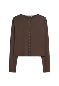 Blúz - mottled dark brown