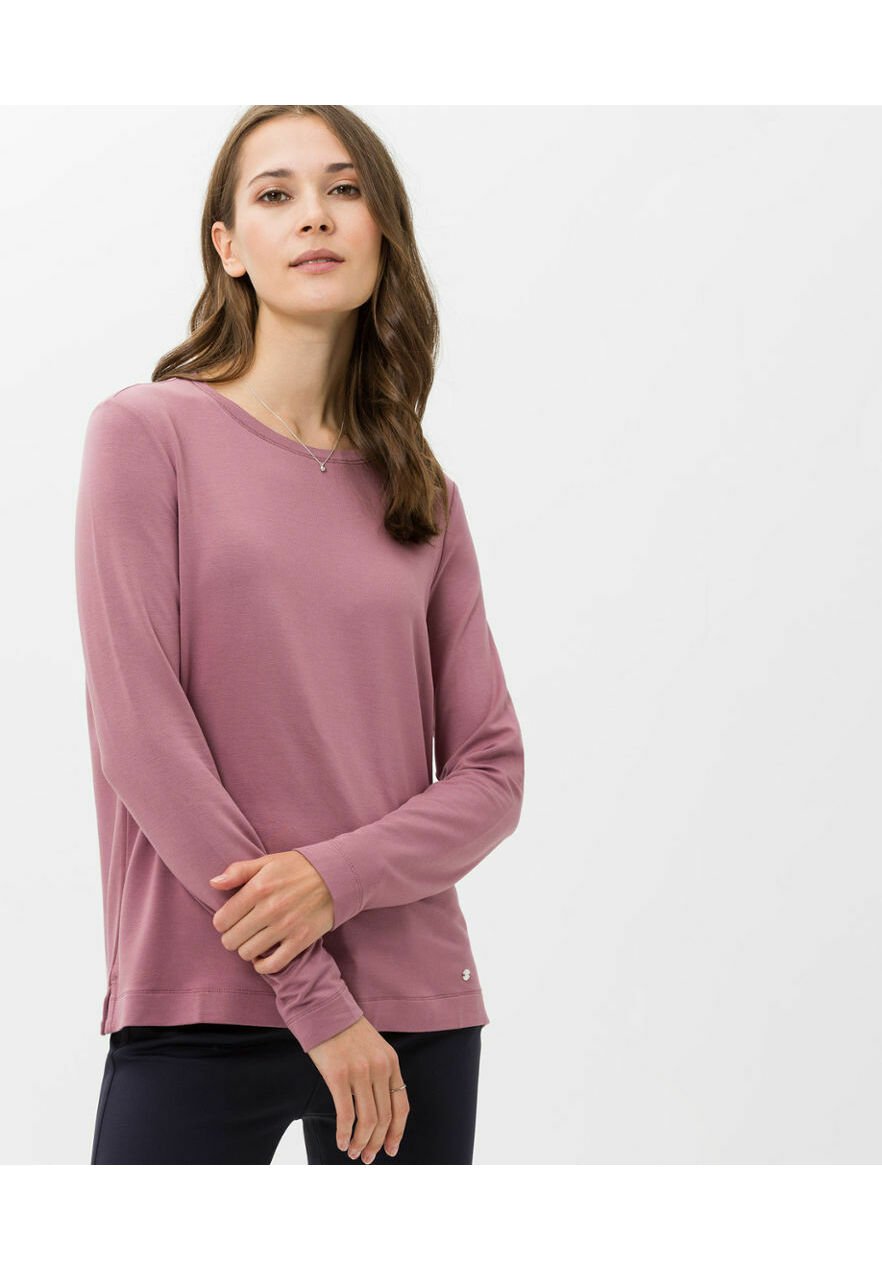 BRAX STYLE CARA - Maglietta a manica lunga - rosewood/rosso scuro - Zalando .it