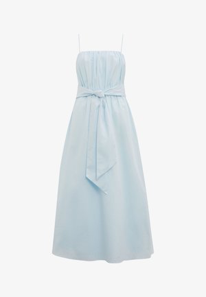 Forever New, MELISSA GATHERED TIE MIDI - Koktailové šaty/večierkové šaty - soft blue