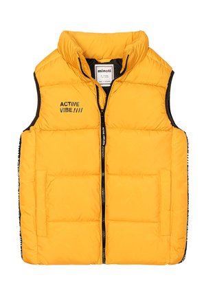 ACTIVE PUFFER GILET - Waistcoat - yellow