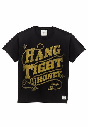 Wrangler TEE - T-shirts print - black