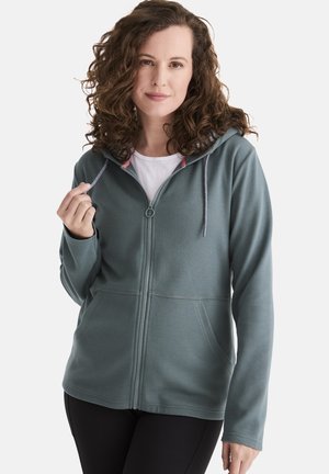 Sweatjacke - balsam green