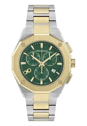 VERSILIA - Chronograph watch - two tone and green