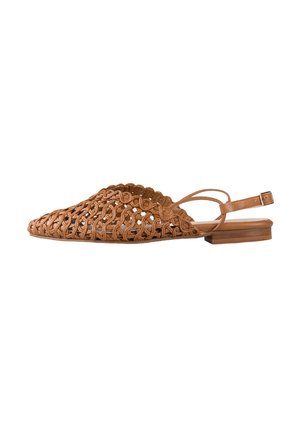 Alura Balerini cu baretă la spate - brown