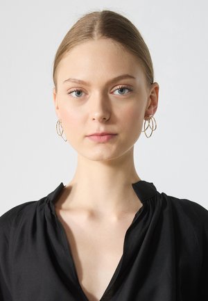 2 PACK - Earrings - gold-coloured