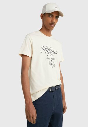 LOGO - T-shirt con stampa - tuscan beige