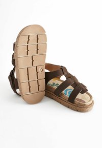 Next REGULAR FIT - Sandále na platforme - brown