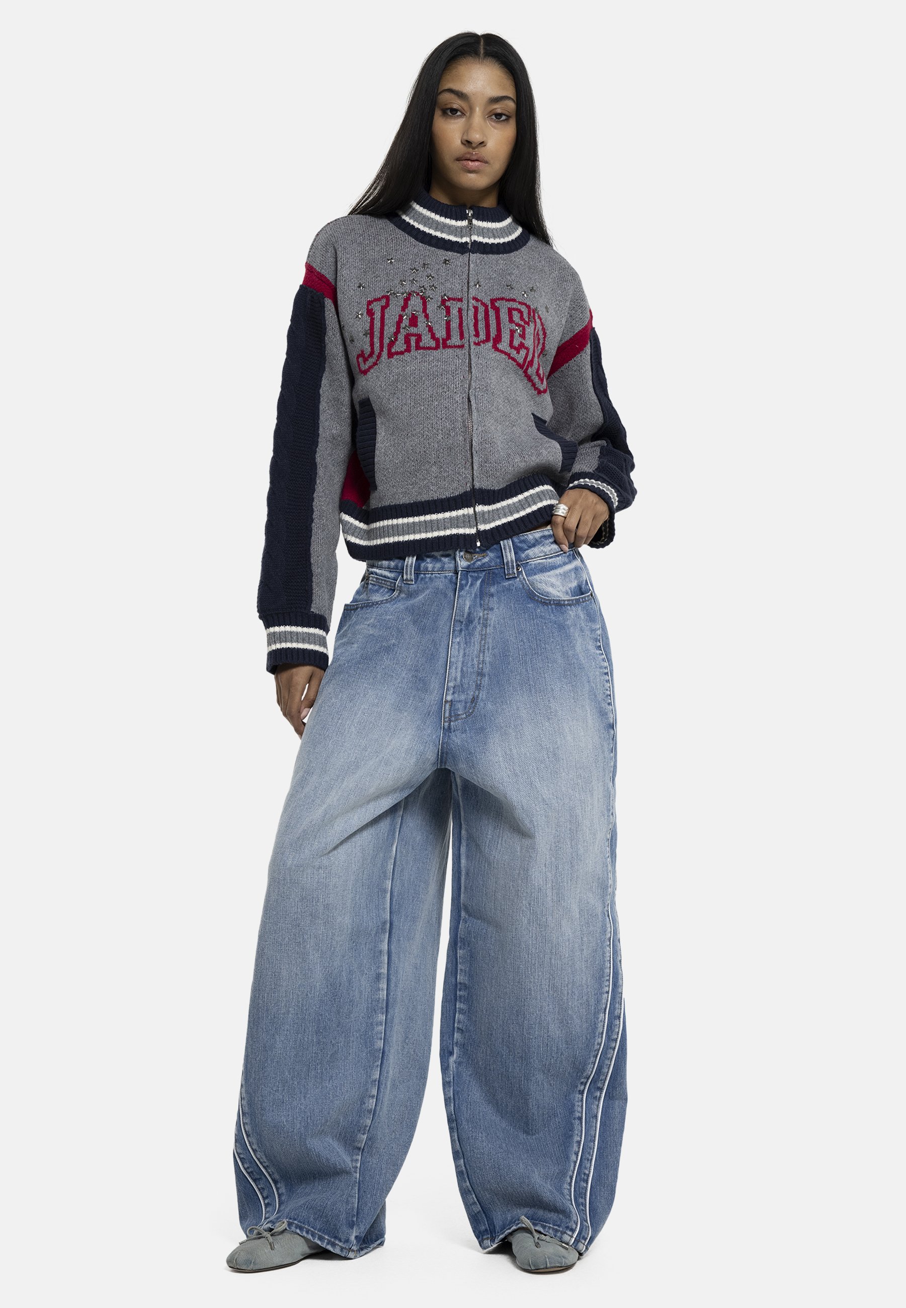 Jaded London VAPOR - Baggy Jeans - denim/blue denim - Zalando.ie