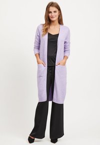 VILA VIRIL LONG CARDIGAN - Kofta - lilac