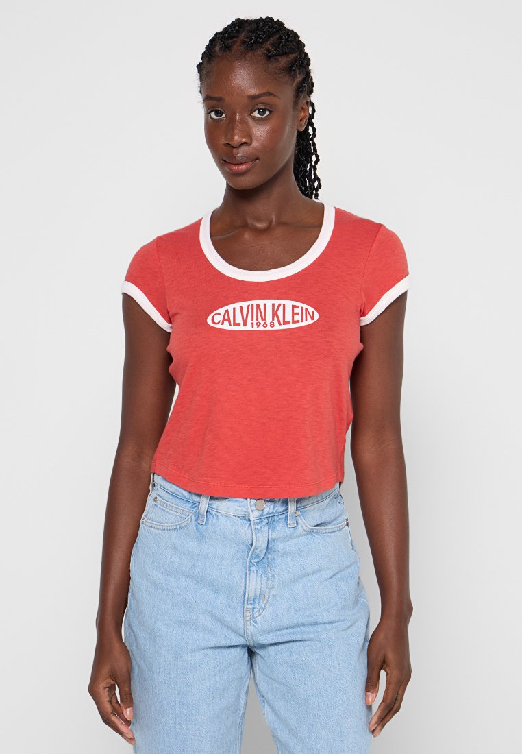 Calvin Klein T-shirt print rood