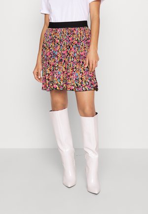 ONLY Petite ONLABIGAIL LIFE PLISSE SKIRT  - Πλισέ φούστα - black maritim blooming