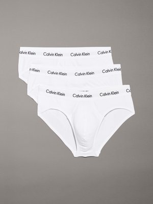HIP BRIEF 3 PACK COTTON STRETCH - Briefs - white
