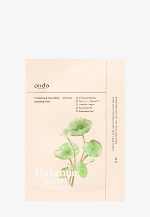 Ondo Beauty 36.5 PROBIOTICS & CICA WATER SOOTHING MASK 5 UNIT PACK - Ansiktsmaske