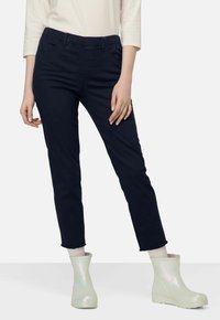LAURASØN 4-POCKET FRANSENSAUM - Jeans slim fit - black