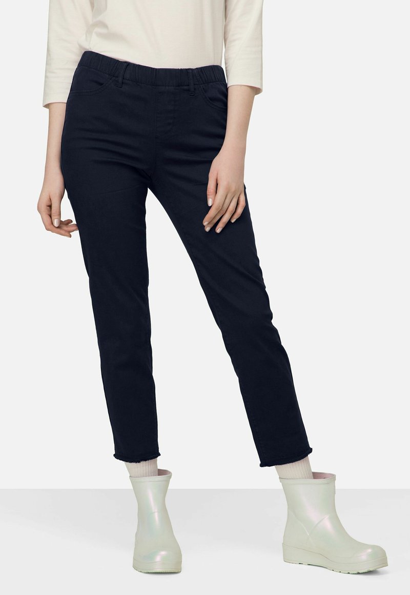 LAURASØN 4-POCKET FRANSENSAUM - Jeans slim fit - black