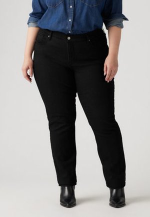 314™ SHAPING STRAIGHT - Sirgete säärtega teksad - soft black