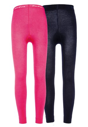 2 PACK - Blauzdinės – kojinės - schwarz/pink