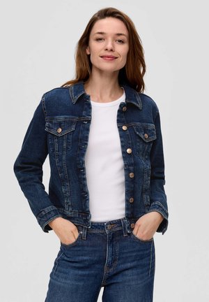 Giacca di jeans - blau