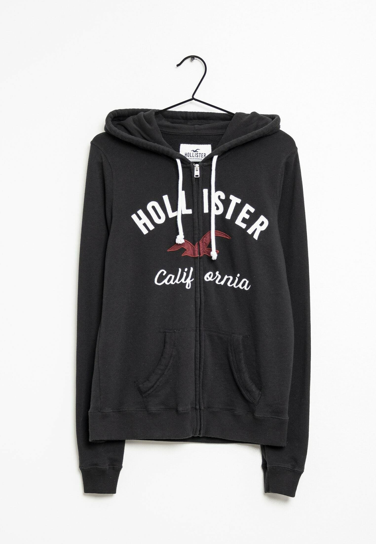 Zalando Hollister Jeansjacke Schwarz Herren Hollister Sweatjacke