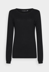 Vero Moda Tall - VMCARE STRUCTURE O NECK - Džemperis - black Miniatūras attēls 1