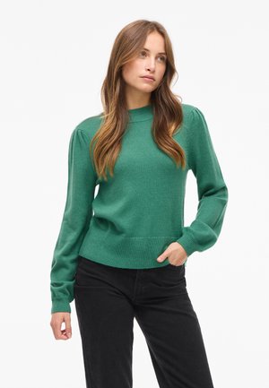 VIRIL TURTLE BALLOON - Pullover - bottle green melange