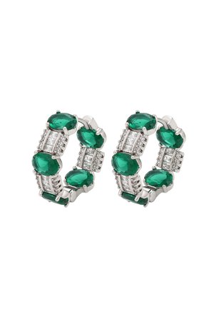 Korvakorut - silver-coloured green