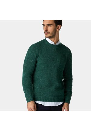 SPECKLED CREWNECK  - Strickpullover - green