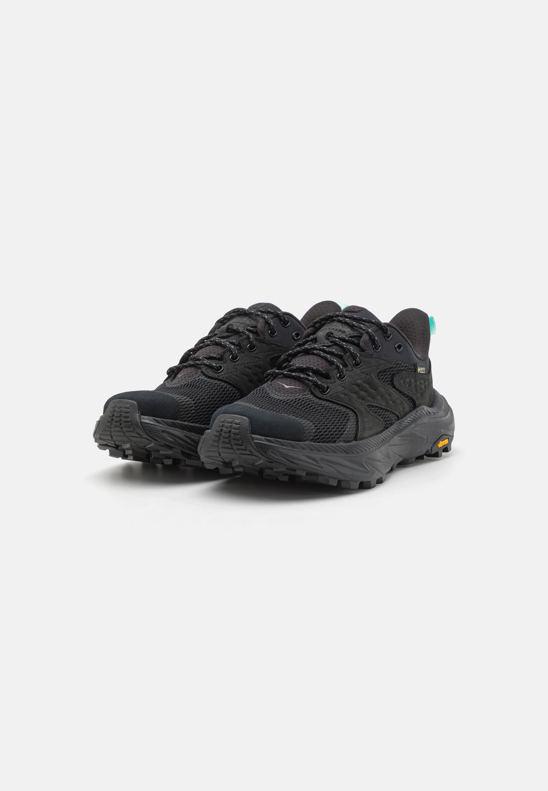 HOKA ANACAPA 2 LOW GTX - Hiking shoes - black/black - Zalando.co.uk