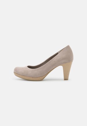 Platform heels - beige